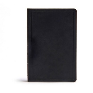 CSB Deluxe Gift Bible, Black Leathertouch - by  Csb Bibles by Holman (Leather Bound) - 1 of 1