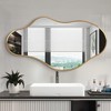 Beautyolove Irregular Aluminum Alloy Framed Asymmetrical Wall Mirror - 3 of 4