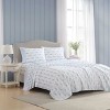 Laura Ashley Sheet Set Floral Ribbon Blue - 2 of 4