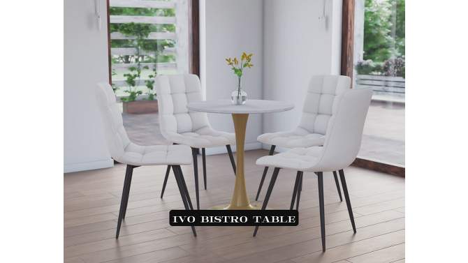 Modern Ivo Round Bistro Table - CorLiving, 2 of 7, play video
