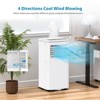 Portable Air Conditioner - 10,000 BTU Smart AC Unit with 3-in-1 Cooling, Dehumidifier & Fan Modes for Rooms Up to 450 Sq.Ft - 3 of 4