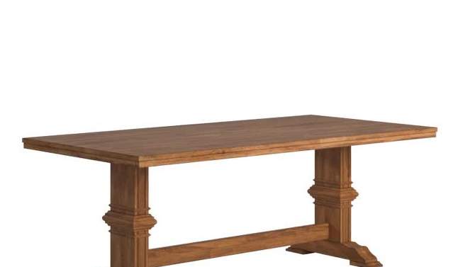Delaney Two Toned Rectangular Solid Wood Top Dining Table - Inspire Q, 2 of 6, play video