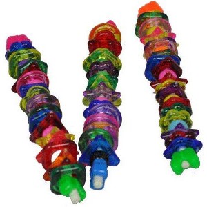 AE Cage Company Happy Beaks Acrylic Things and Lolly Pop Foot Toy - 3 count - 1 of 3