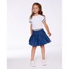 Deux par Deux Girl Chambray Skort Navy Blue - 2 of 4