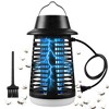 VECELO Bug Zapper Outdoor with LED Light, Plug in Mosquito Killer Lamp, Electric Mosquito Zapper, Black - 2 of 4