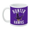 Hunter College Hawks Logo Ceramic Coffee Mug Novelty Gift Mugs for Coffee Tea and Hot Drinks 11oz White - 3 of 4