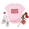 Simply Sage Market Women's Happy Valentine's Day Hearts Short Sleeve Graphic Tee - 3 of 3