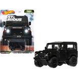 Land Rover Defender 90 with Sunroof Black "Fast & Furious" Series Diecast Model Car by Hot Wheels