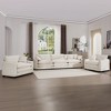 3 Pieces Corduroy Sofa Set with Soft Cushions and Pillows, Luxurious Design and Flexible Sofa Combinations - 2 of 4