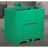 Ballast Box 3 Point Category 1 Tractor, 800lbs Capacity Tractor Ballast with 2" Hitch Receiver, Fits Category 1 Tractor Attachment - 3 of 4
