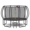 VisioGear Trampolines, Trampoline with Safety Enclosure Net, Trampoline with Basketball Hoop, Black, 144"*144"*102" - 4 of 4