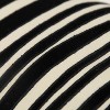 14"x26" Oversized Striped Lumbar Throw Pillow Cover Black - Rizzy Home: Cotton Velvet, Industrial Style - 4 of 4