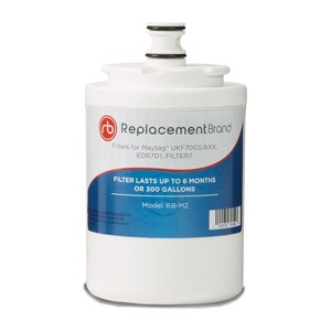 Maytag UKF7003 Comparable Refrigerator Filter: ReplacementBrand, White, Charcoal, Plastic, 30-Day Warranty, 5" Height - 1 of 3
