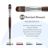 Borciani e Bonazzi UNICO Synthetic Mongoose Artist Paint Brush - Series 802 Filbert - Size #20 - Watercolors, Oil & Acrylic Paint - Handcrafted in - 2 of 4
