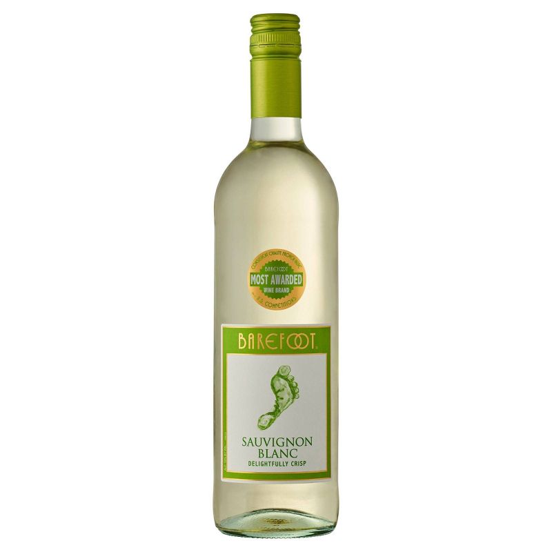 Barefoot Cellars Sauvignon Blanc White Wine - 750ml Bottle, 1 of 6