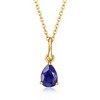 Ross-Simons 1.05 ct. t.w. Multi-Gemstone and 18kt Gold Over Sterling Jewelry Set: Cable-Chain Necklace With 3 Interchangeable Pendants Size 18 - 3 of 4