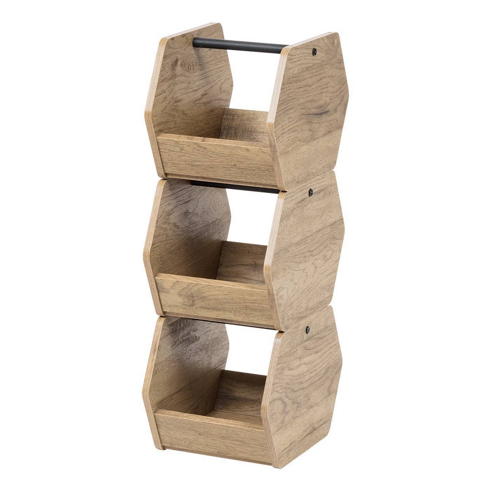 Photos - Clothes Drawer Organiser IRIS Stackable Wooden Storage Cube 