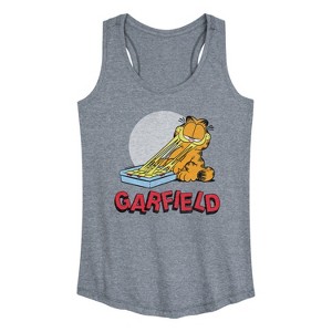 Women's - Garfield - Garfield Lasagna Logo Graphic Racerback Tank - 1 of 4