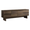 Chic Crate-72 Inch Tv Stand – Brown Laminate Finish with Multi-Drawer Storage, Transitional Modern Entertainment Center (Storage Cabinet) - 2 of 4