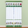 Collections Etc Festive Realistic Winter Birds Printed Drapes - 3 of 3