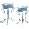 Hendrick Planters Set Of 2 - PAT5026 - Indoor/Outdoor -Safavieh - 3 of 4