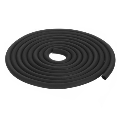 Unique Bargains Solid Foam Rubber Round Soundproof DIY Weather Seal Strip
