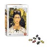 EuroGraphics Frida Kahlo Self-Portrait with Thorn Necklace and Hummingbird Jigsaw Puzzle - 1000pc - 4 of 4
