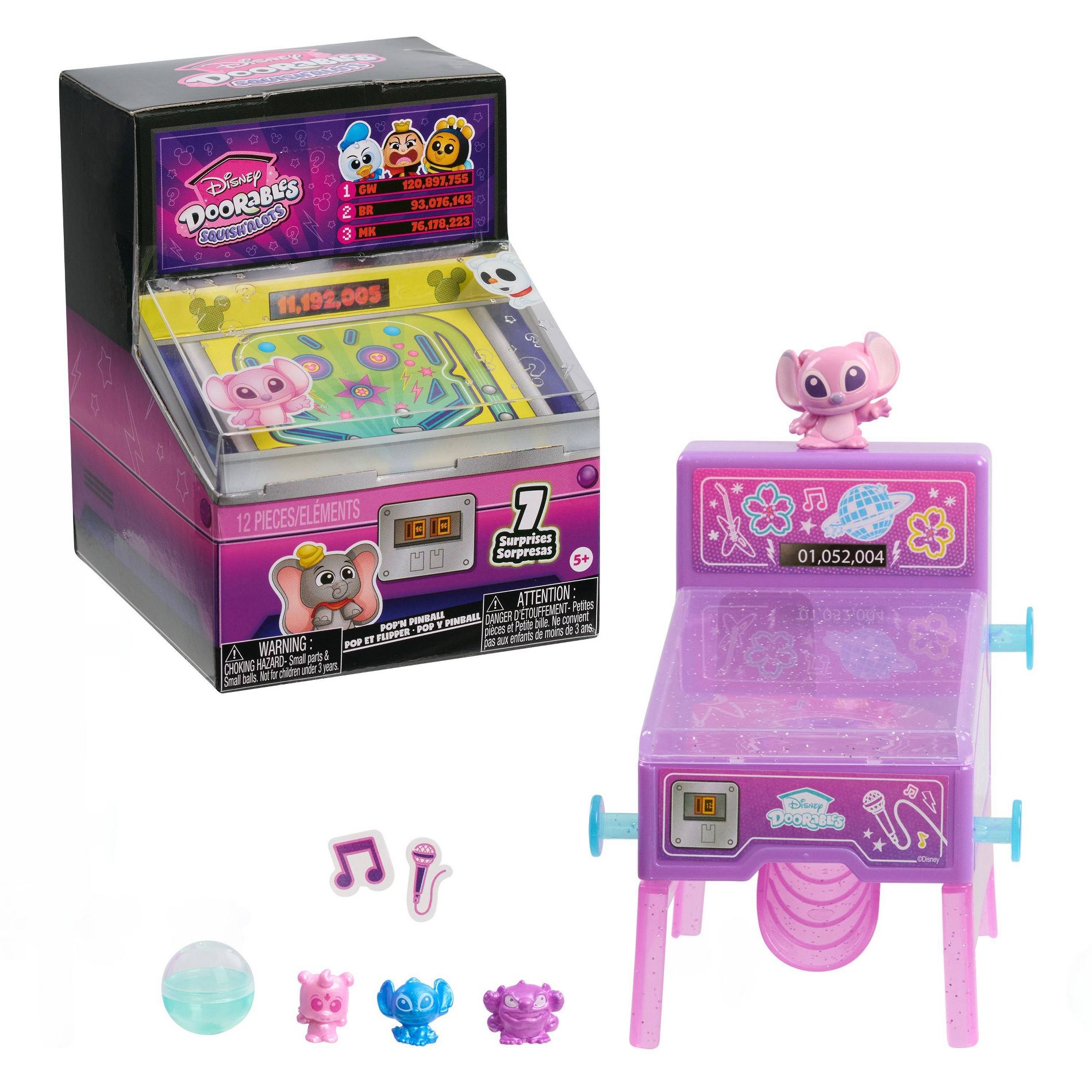 Disney Doorables Squishâ€™Alots Poppin Pinball Game by Just Play