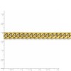 Black Bow Jewelry 9.3mm 10k Yellow Gold Hollow Miami Cuban (Curb) Chain Bracelet - 4 of 4