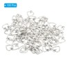 Unique Bargains Metal Bulk Elegant DIY Crafts Jewelry Making Heart Pendant 100 Pcs - 3 of 4