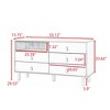 TIRAMISUBEST 5-Drawer Storage Cabinet - Modern Wooden Dresser with Multi-Functional Organization for Bedroom or Living Room - 2 of 4
