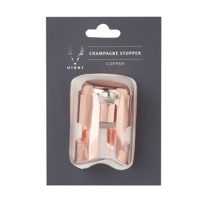 Copper Polished Stainless Steel Champagne Stopper