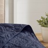 Racxily 3-Piece Reversible Bedspread Set , Medallion Quilting Design - 4 of 4