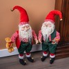 Melrose Plush Toy Shop Santa (Set of 2) - 3 of 4