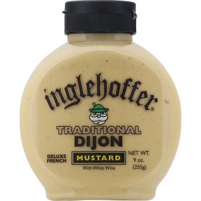 Inglehoffer Traditional Dijon Mustard Squeeze Bottle - 6 pack, 9 oz