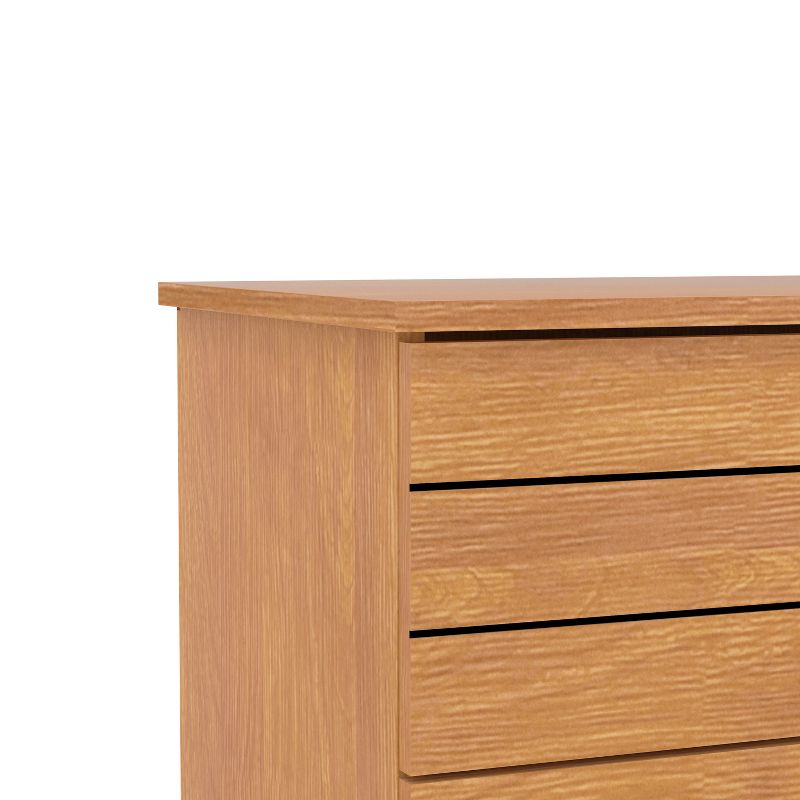 Galano Elis 5 Drawers 31.5 in. Wide Chest of Drawer in Ivory with Knotty Oak, Amber Walnut, 6 of 13
