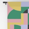 Ninola Design Bauhaus Shapes Spring 108" x 50" Single PanelRoom Darkening Window Curtain - Deny Designs - 4 of 4