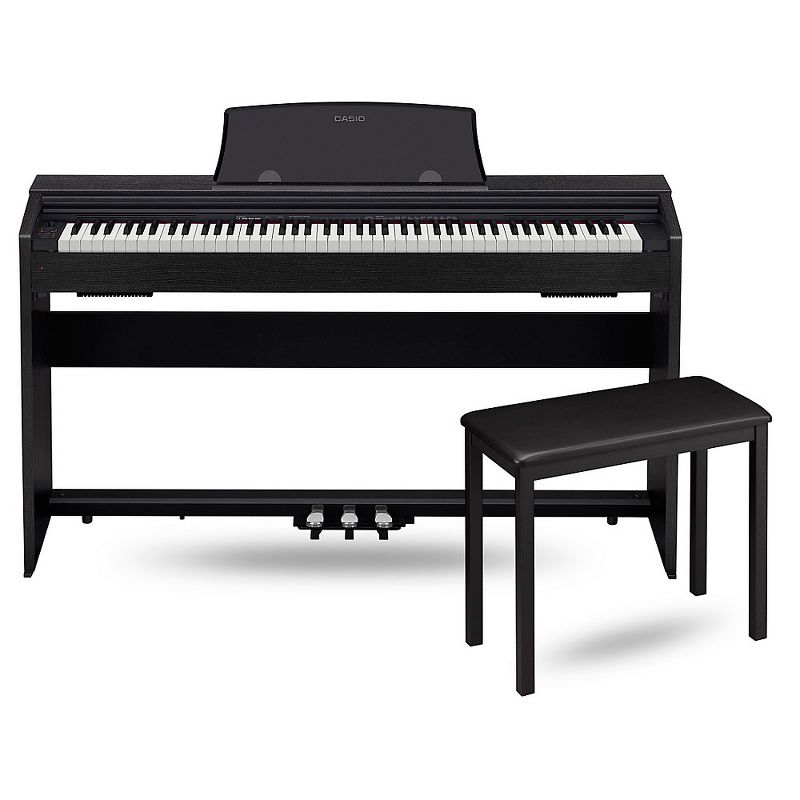 Casio Privia PX-770 Digital Console Piano With CB7 Metal Bench Black, 1 of 6
