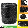 Wakeman 44-Gallon Pop Up Trash Can with Lid, Black - 3 of 4