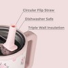 HydroJug Traveler - Water Bottle with Handle & Flip Straw - Leak Resistant Tumbler, Insulated, Stainless Steel & Rubber Base - 3 of 4