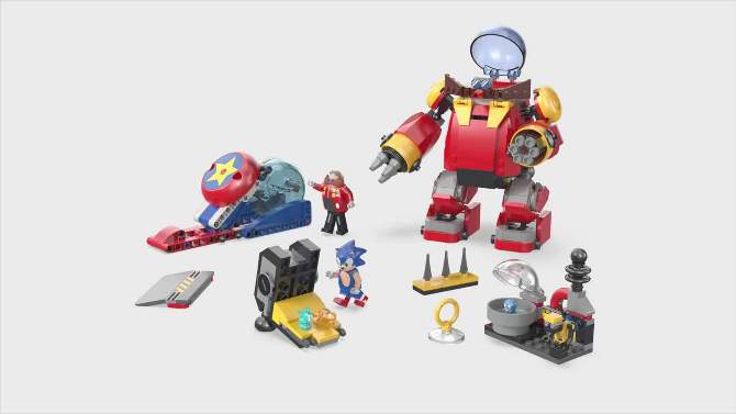 LEGO Sonic the Hedgehog Sonic vs. Dr. Eggman&#39;s Death Egg Robot Toy 76993, 2 of 10, play video