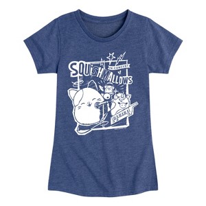 Girls' - Squishmallows - Concert Fitted Short Sleeve Graphic T-Shirt - 1 of 4