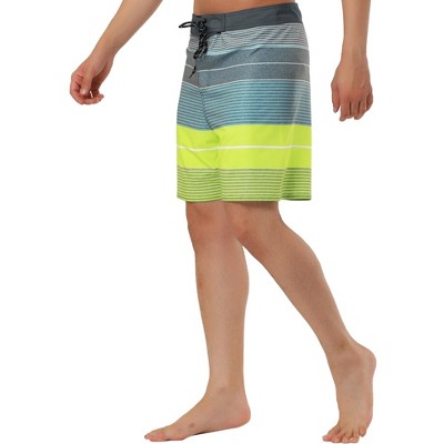 TATT 21 Men's Summer Casual Drawstring Waist Color Block Board Shorts Multicolored 32 — фото 4
