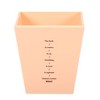 Unique Bargains Pen Cup Holder Plastic Pencil Stand Desk Stationery Organizer for Office Desktop - 3 of 4