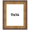 PosterPalooza | Photo Size Museum Gold Picture Frame - UV Acrylic, Foam Board Backing, Hanging Hardware - 2 of 4
