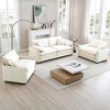 3-Piece Corduroy Upholstered Sofa Set with 2-Seater Sofa and 2 Single Sofa, Flexible Combination and Easy to Assemble - 3 of 4