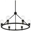 Livex Lighting Lansdale 6 - Light Chandelier in  Black/Brushed Nickel - 2 of 4