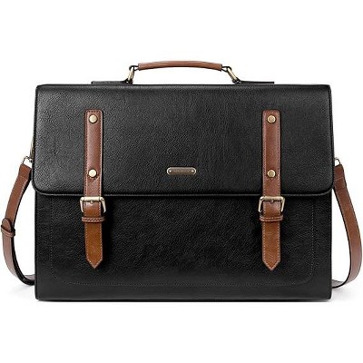 CLUCI Briefcase for Women Leather Laptop 15.6 Inch Business Ladies Work Computer Tote Bags