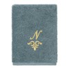 Linum Home Textiles 100% Turkish Cotton MONICA Gold Thread 3PC Embellished Towel Set - 4 of 4