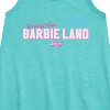 Girls' - Barbie - Greetings From Barbie Land Graphic Sleeveless Aline Dress - 2 of 3